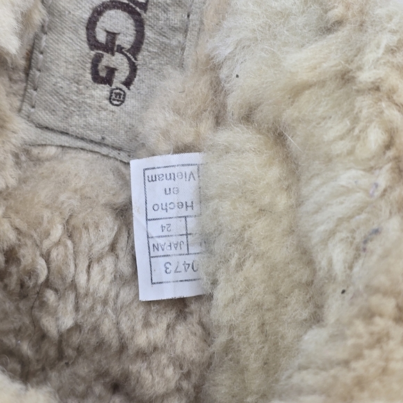 Ugg Disquette Slipper in Chestnut Suede Size 7 Cozy - Picture 4 of 7